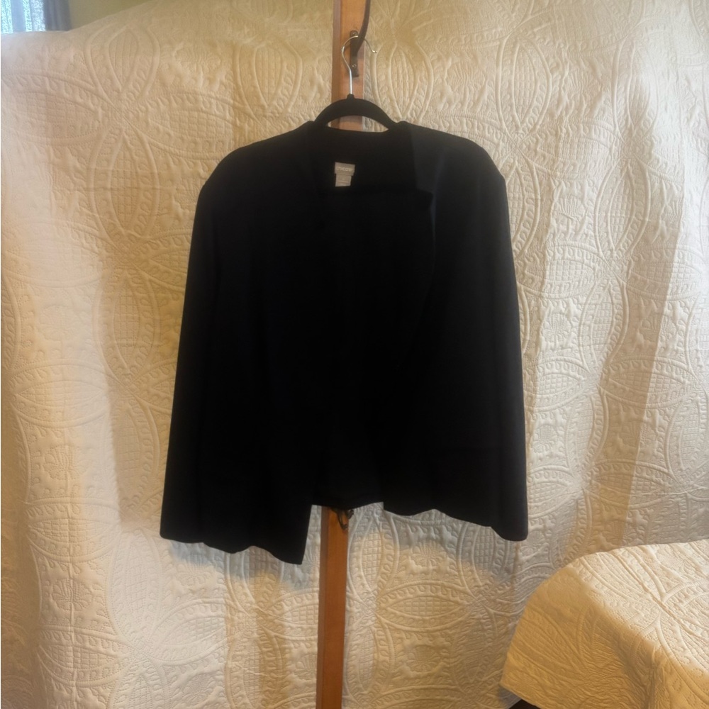 Chico's Black Blazer Classic Suit Jacket
